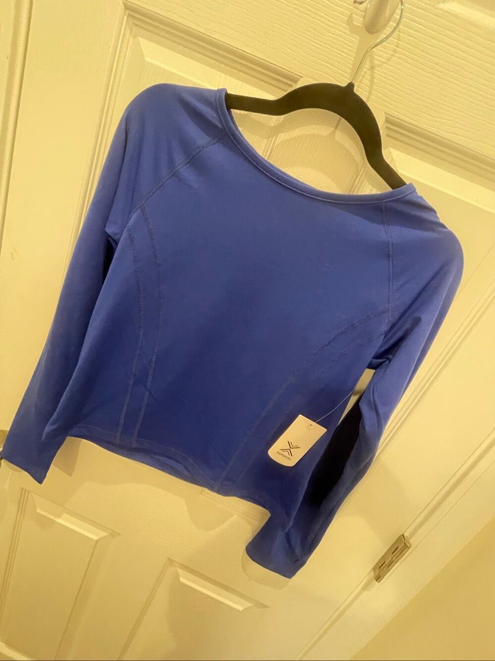 NWT Xersion Women’s Athletic Long Sleeve Top Blue XL 16